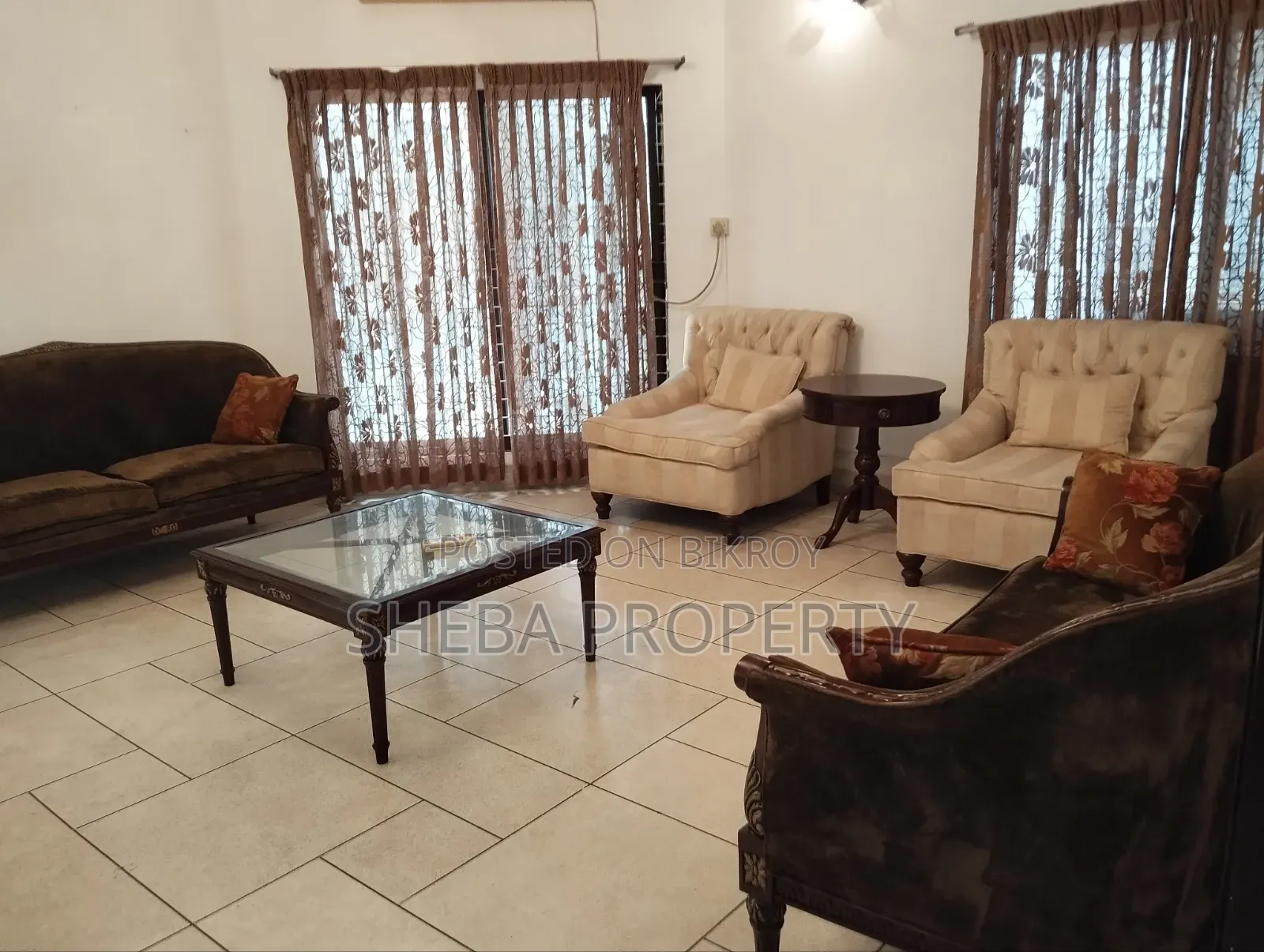 Furnished 4bdrm Apartment in Banani for rent