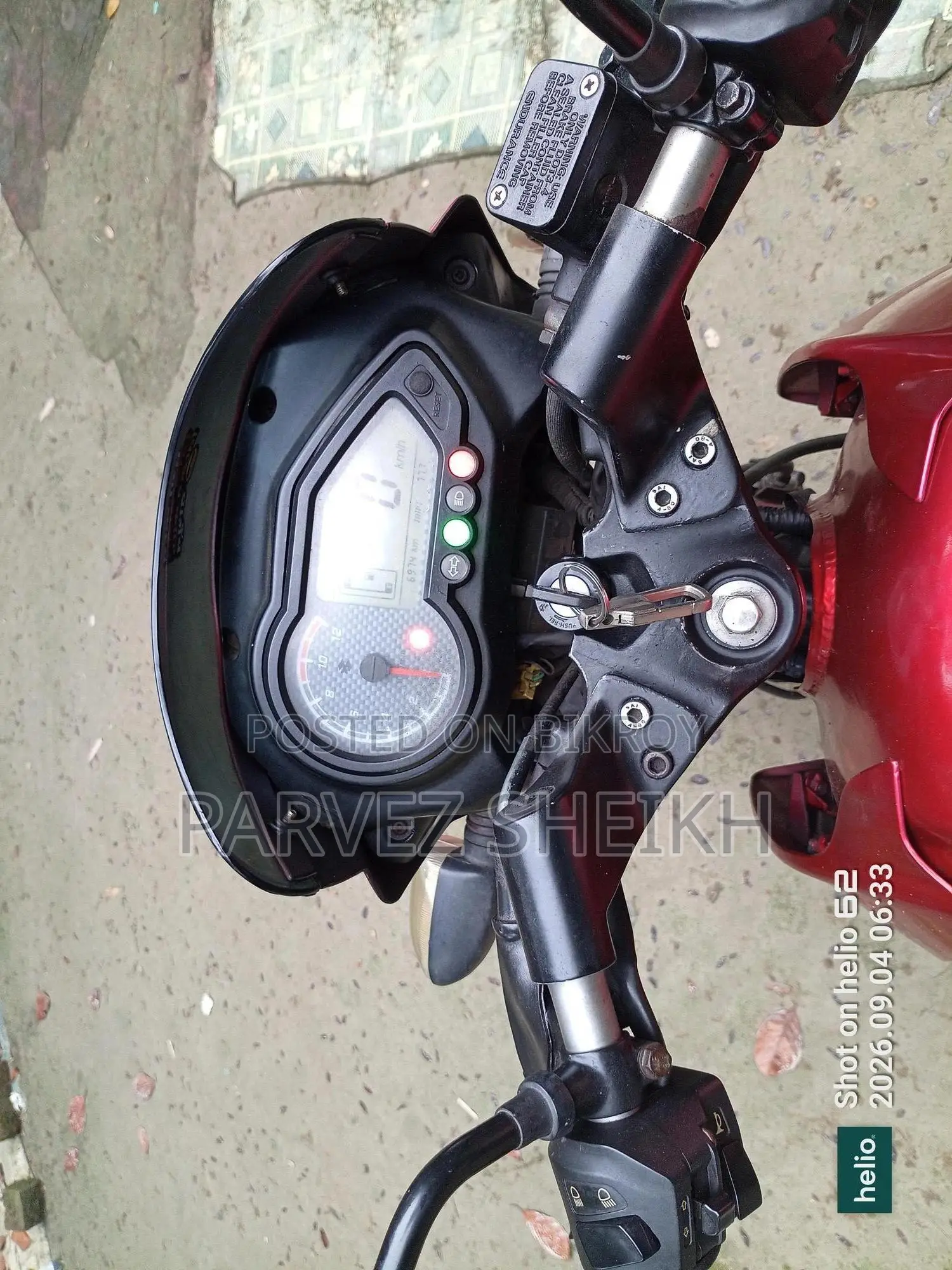 Bajaj Pulsar 150 2014 Red