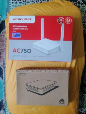 Mercusys AC750 Router + Huawei ONU সেল হবে।