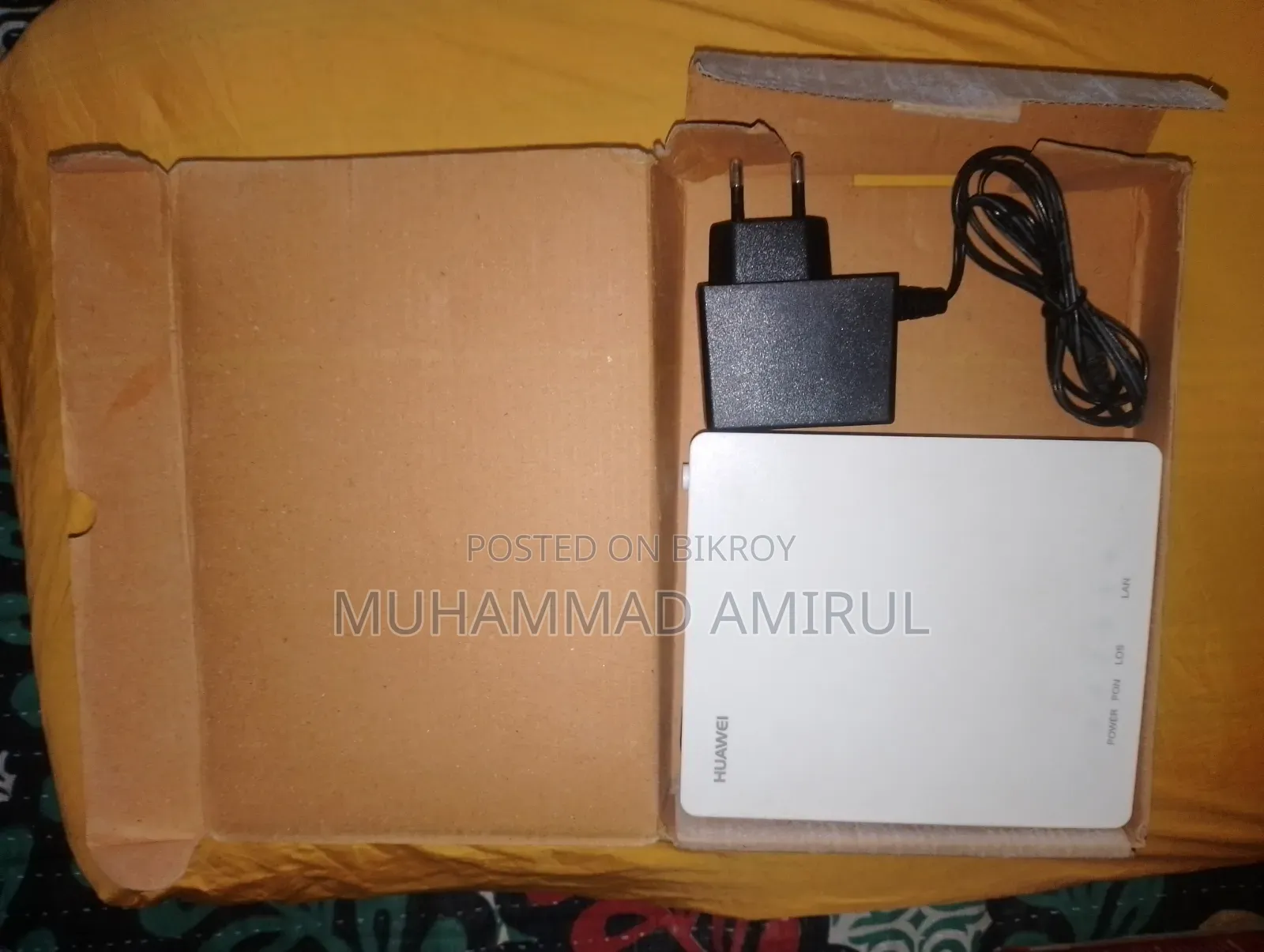 Mercusys AC750 Router + Huawei ONU সেল হবে।