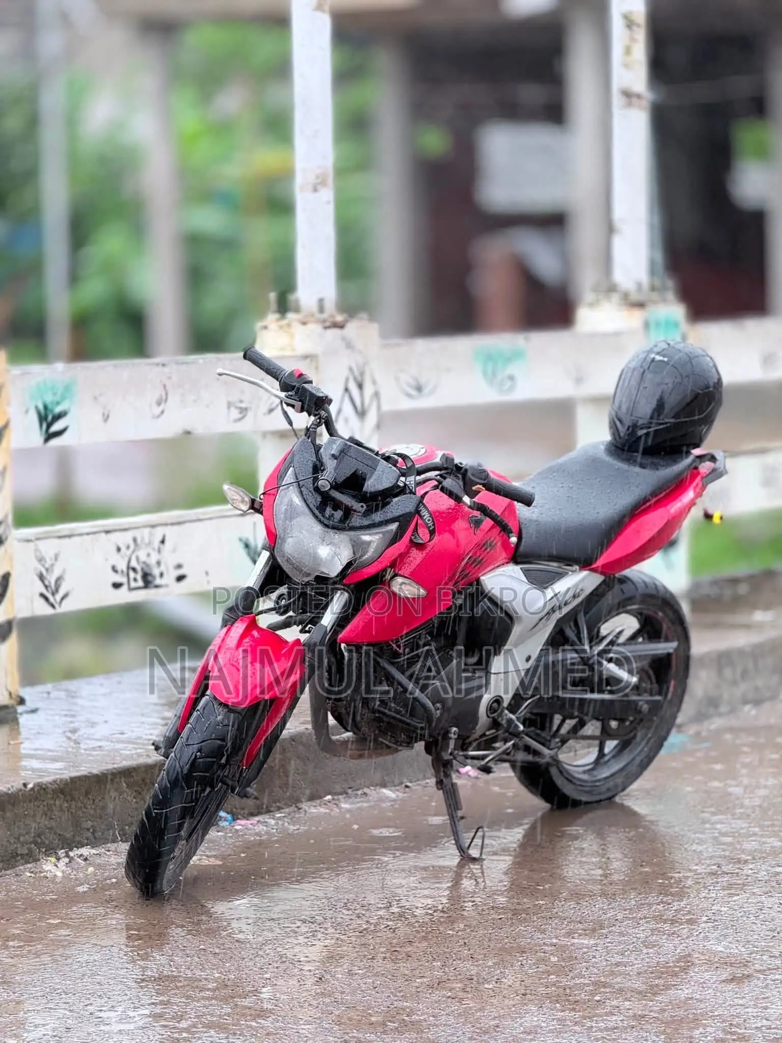 টিভিএস আপাচে ১৬০ ৪ভি ২০১৯ লাল