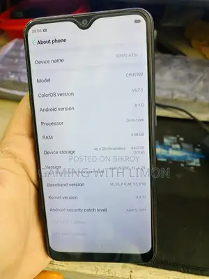 Oppo A5s / AX5s 64 GB Black