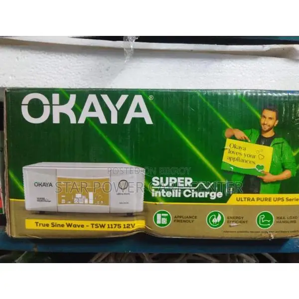 Okaya Ultra Pure TSW 1175VA 12V True Sine Wave IPS