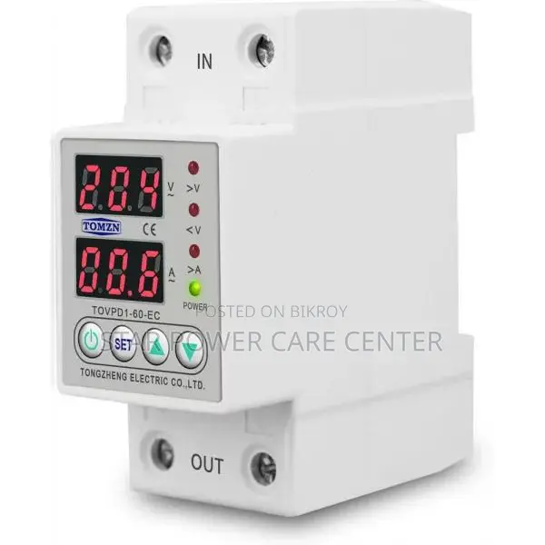 Tomzn TOVPD1-60-EC Digital Adjustable Over & Under Voltage Protector