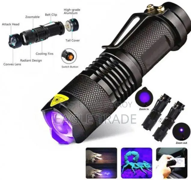 UV-365nm LED Flashlight