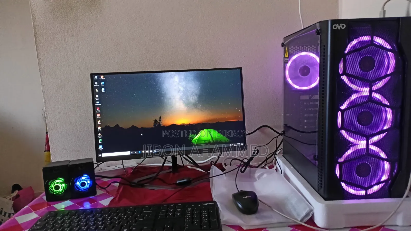 Desktop Computer Msi 16gb Amd SSD 256gb