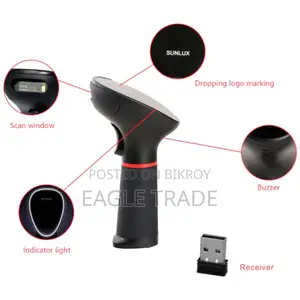 Sunlux XL-9600 1D / 2D Wireless Barcode Scanner