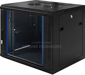 Toten 9U Server Rack Cabinet Tempered Glass Front Door 2-Fan