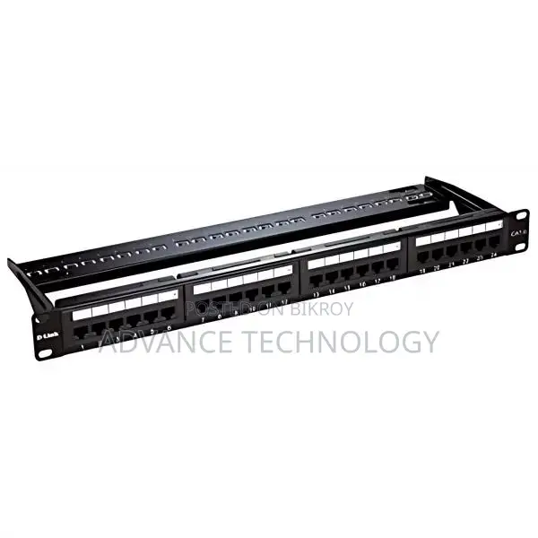 Vivanco 24 Port Patch Panel with Modular Jack