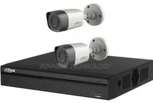 CCTV Package Dahua 4-CH DVR 2-Pcs Camera 500GB HDD