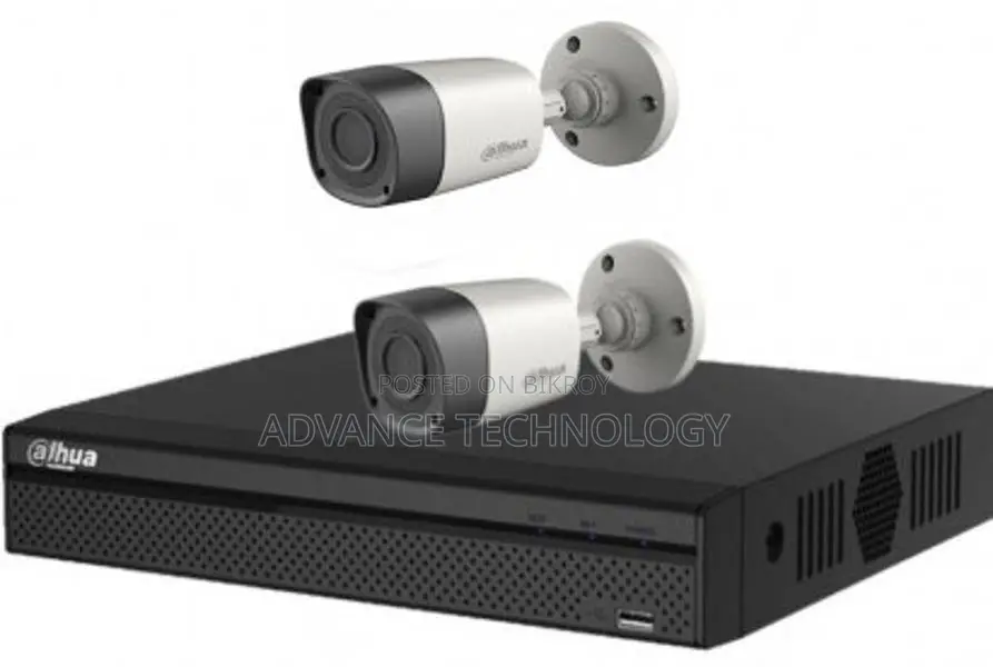 CCTV Package Dahua 4-CH DVR 2-Pcs Camera 500GB HDD