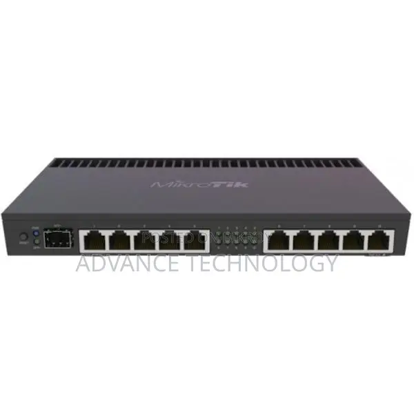 MikroTik RB4011iGS+RM 10-Port 1U Rackmount Wired Router