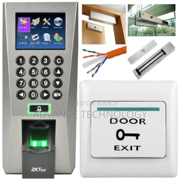ZKTeco Biometric/ RFID/ Password Access Control Package
