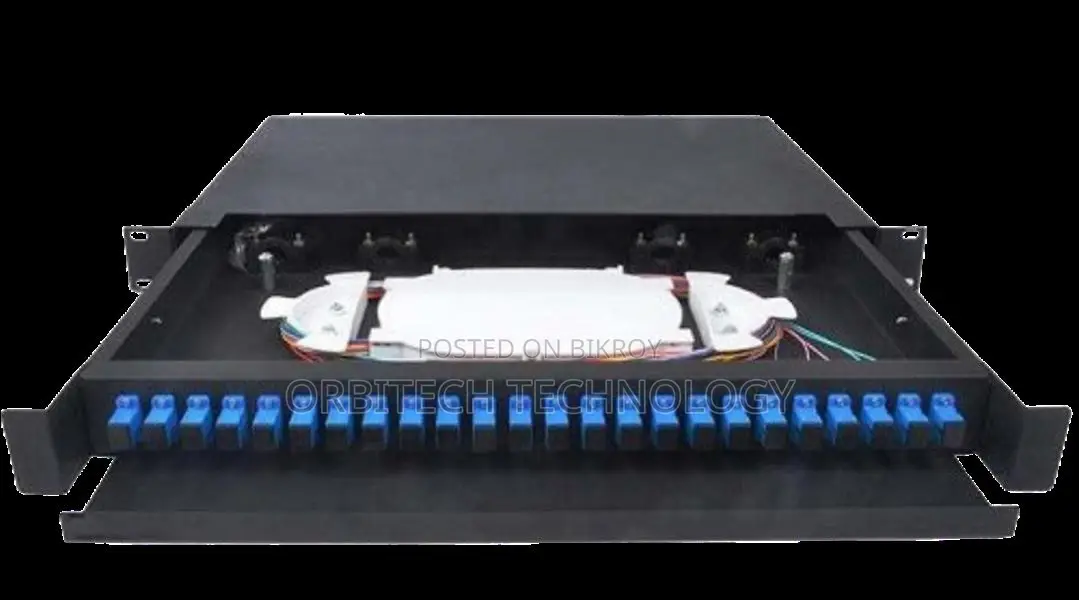 Vivanco VCFPSTNSLN241 24-Port Optic Fiber Patch Panel