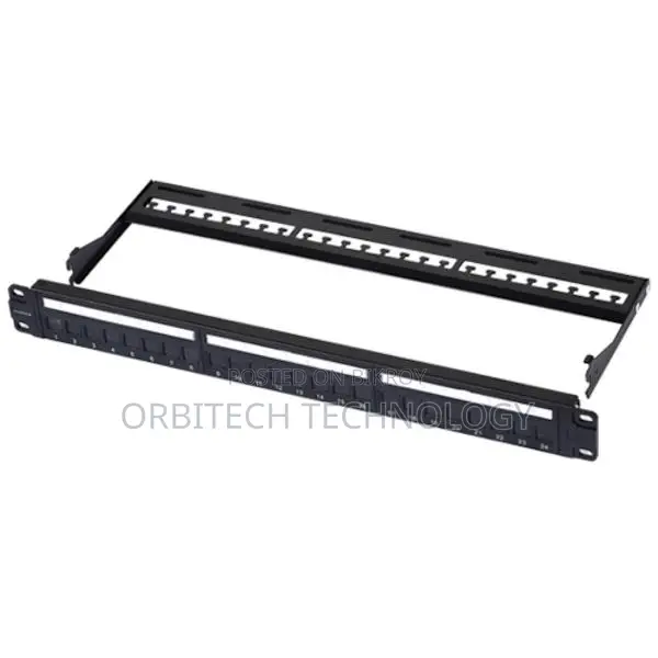 Vivanco Cat6 24-Port Unloaded Patch Panel