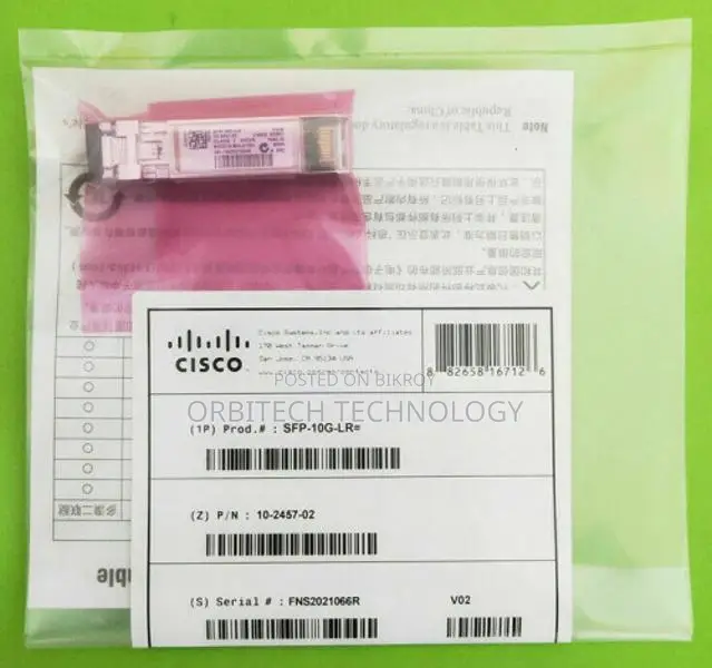 Cisco SFP-10G-LR Plug-In Transceiver Module