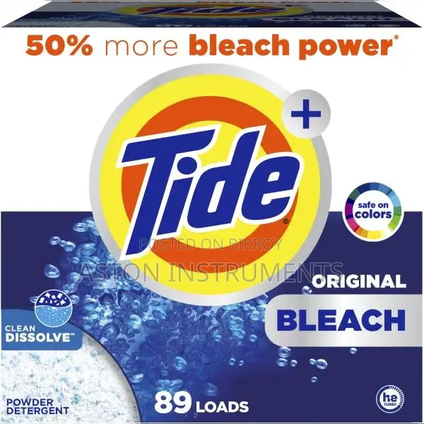 Tide+ Bleach Detergent Powder 4.10Kg