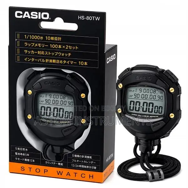 Casio HS-80TW Digital Stop Watch