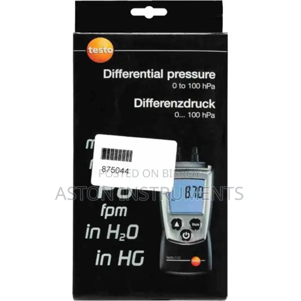Testo 0510 Pocket Pro Pressure Meter