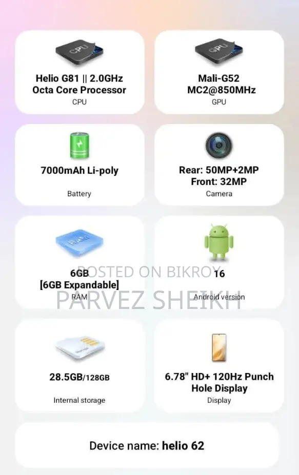 Helio 128 GB Green