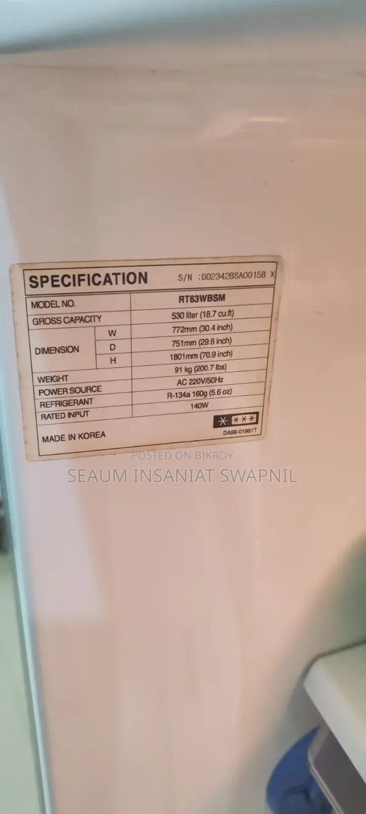 I Want to Sell My Fridge