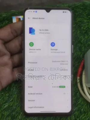Oppo F17 128 GB Silver