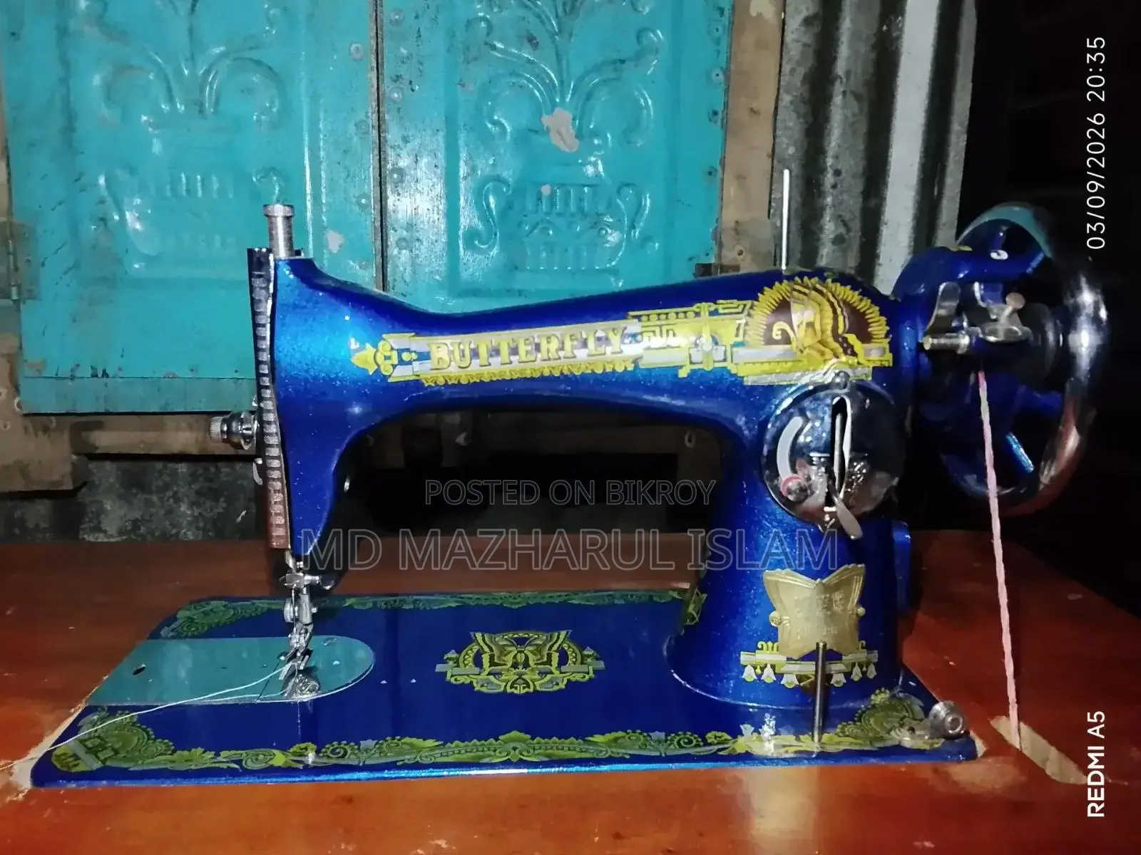 একদম ফ্রেশ সেলাই মেশিন টি বিক্রি করতে চাই