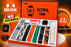 Y80 Ultra Smart Wtach 8 in 1 Combo No Advance