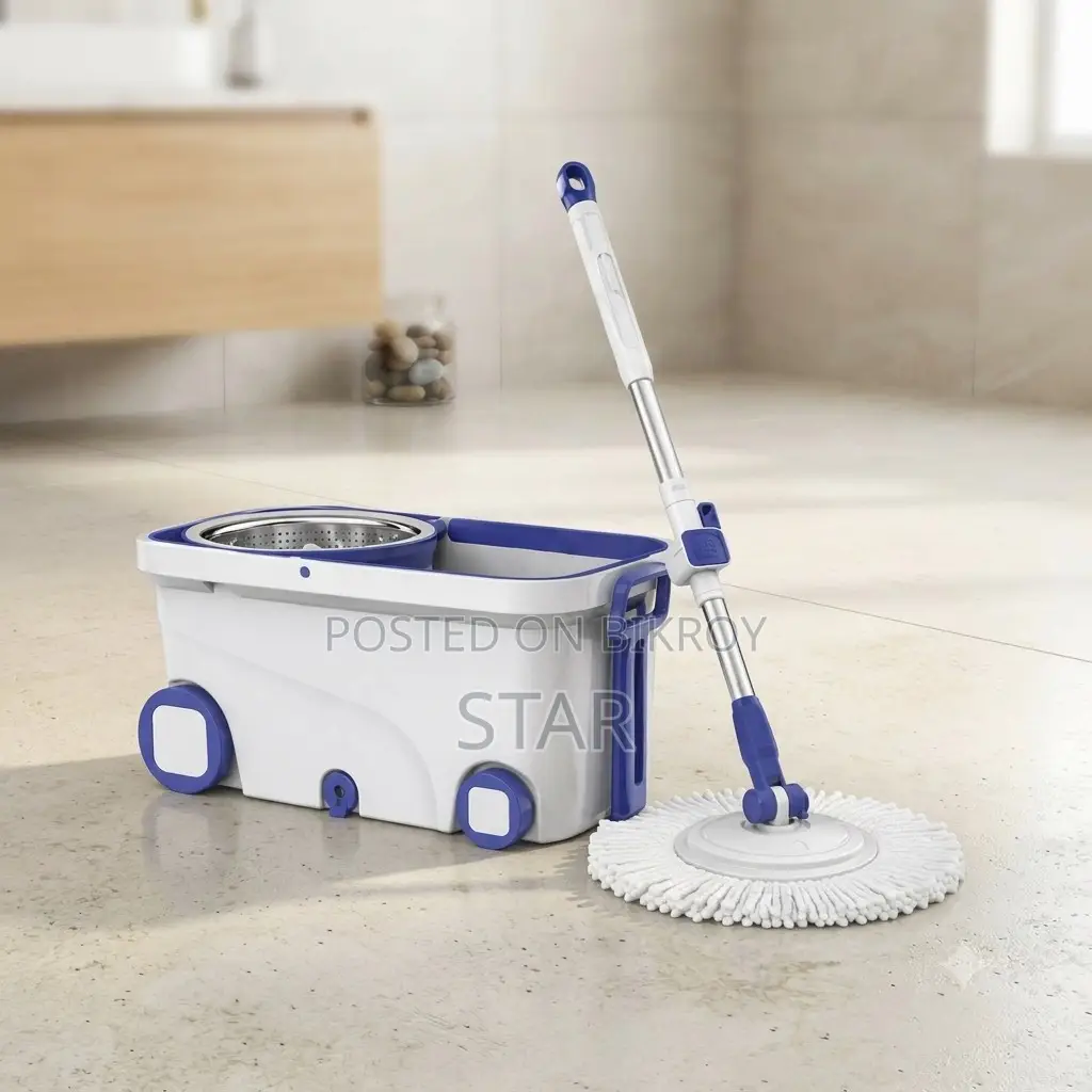 360° Rotating Spin Mop & Wheel Bucket Set | Easy Home Cleaning