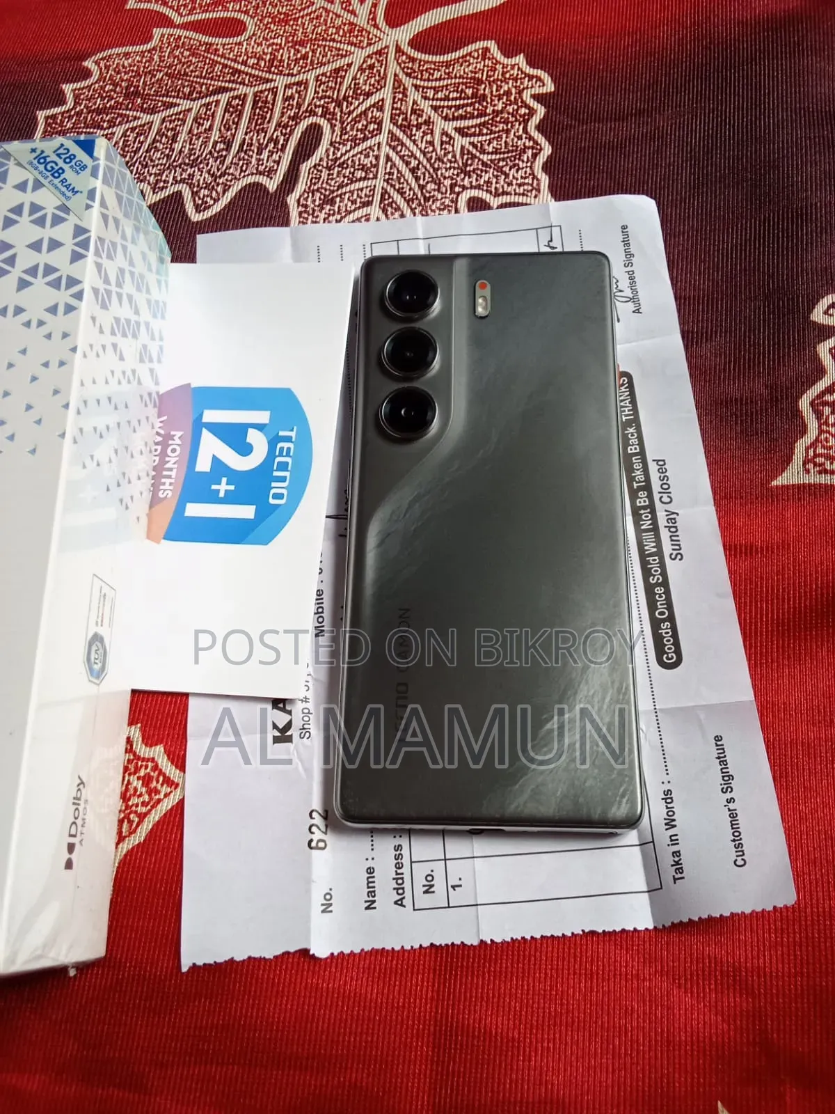 Tecno Camon 40 128 GB Gray