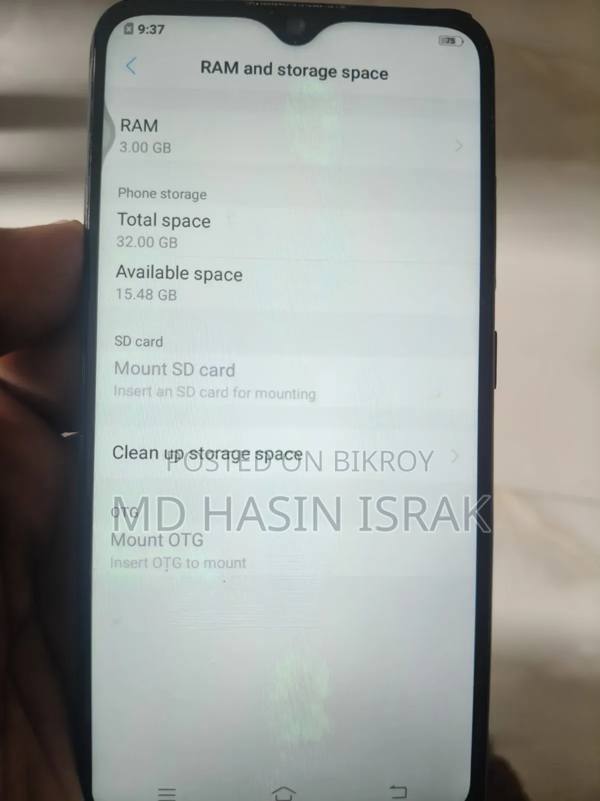 Vivo Y93 32 GB Black