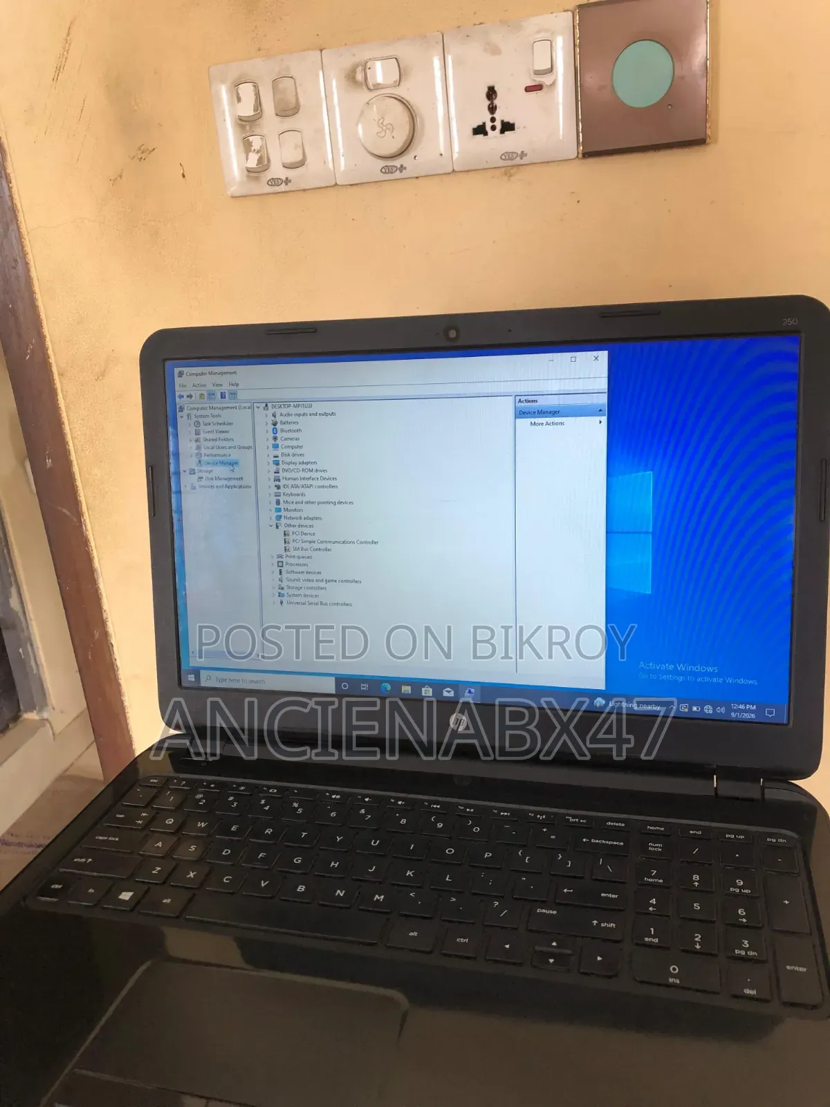 Laptop HP 250 G2 6GB RAM Intel Core i3 512GB SSD