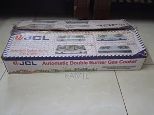 JCL Automatic Double Burner Gas Cooker .