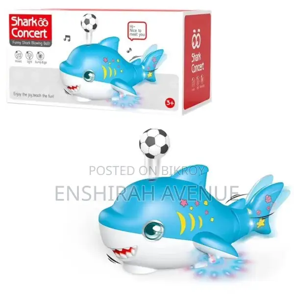 Shark Concert Blowing Ball Toy