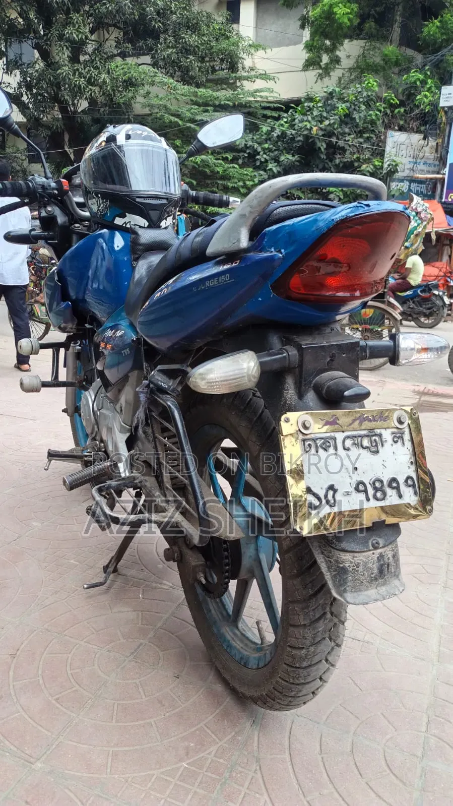 TVS Apache RTR 160 2V 2008 Blue