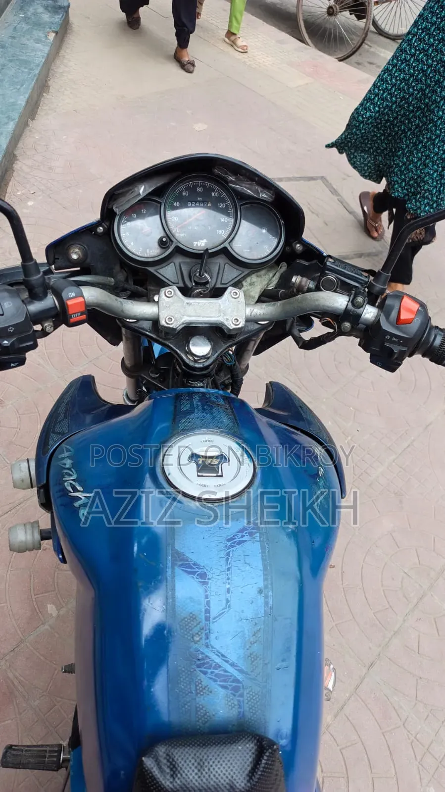 TVS Apache RTR 160 2V 2008 Blue