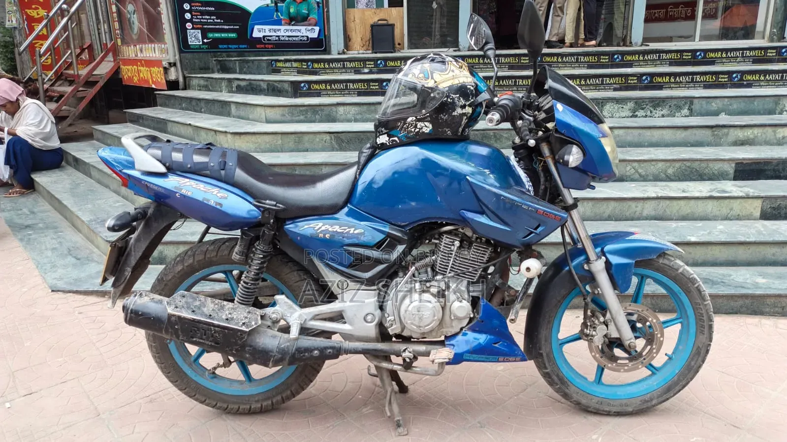 TVS Apache RTR 160 2V 2008 Blue