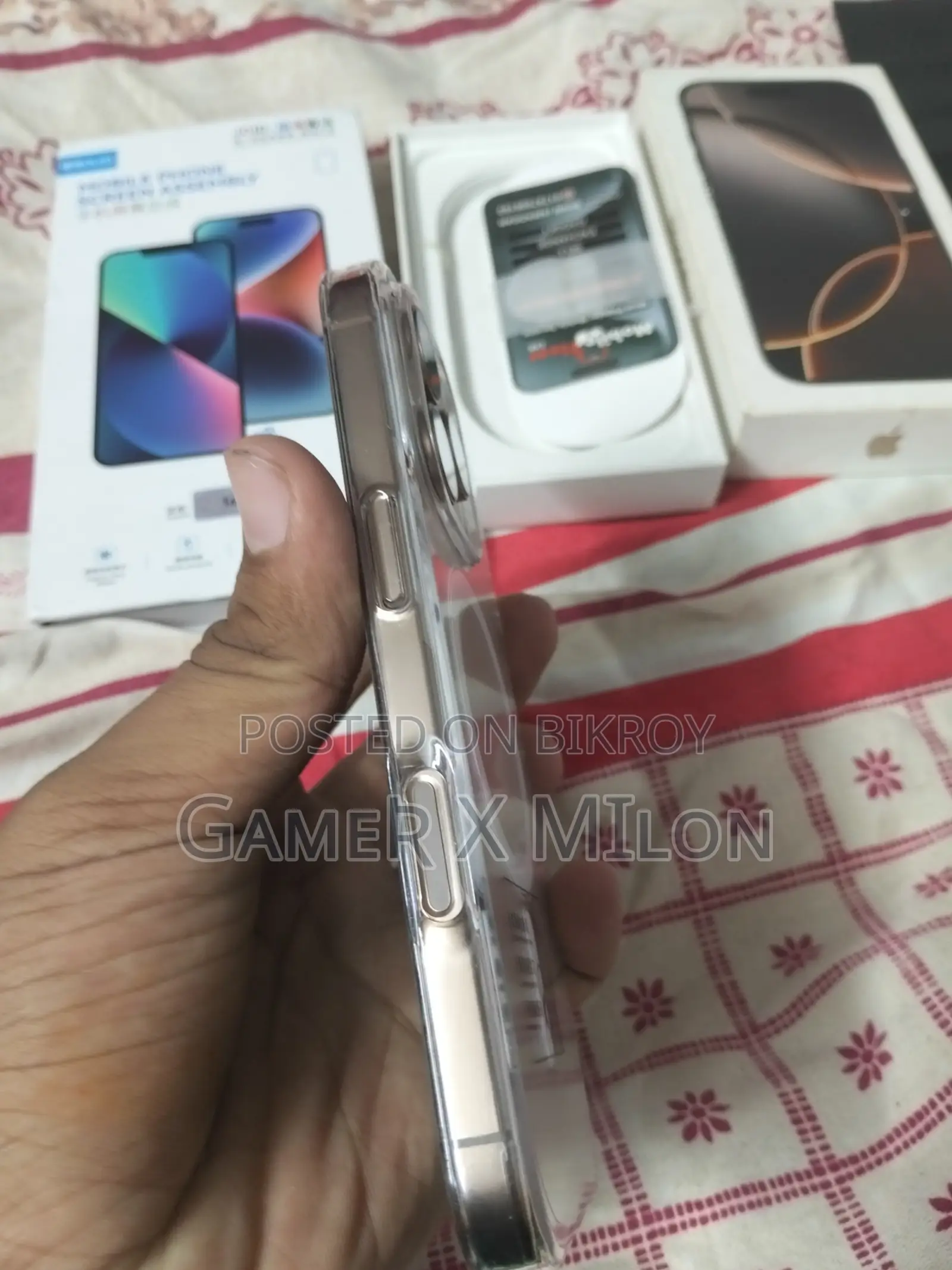 অ্যাপল আইফোন ১৬ প্রো ১২৮ জিবি রোজ গোল্ড