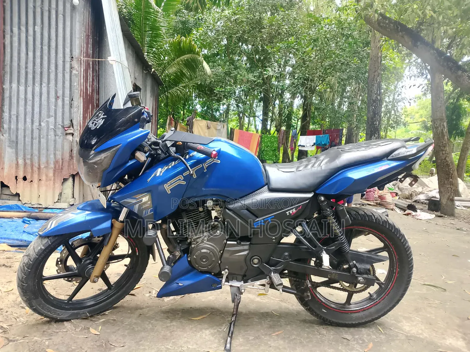 TVS Apache RTR 160 2V 2017 Blue