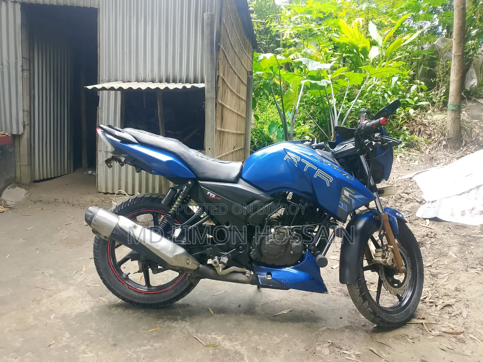 TVS Apache RTR 160 2V 2017 Blue