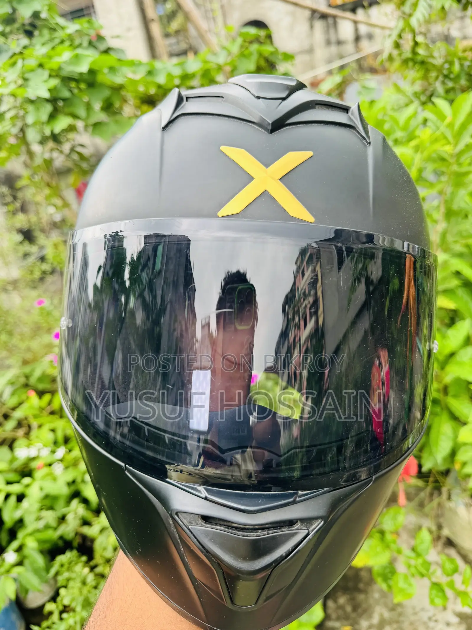 GearX X1GT – Matt Black 🪖 Helmet for Sale | L Size