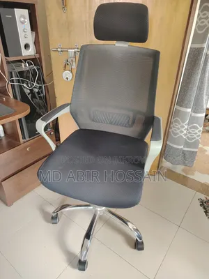 Home and Office Executive Chair With Grey and Black