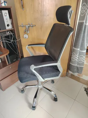 Home and Office Executive Chair With Grey and Black