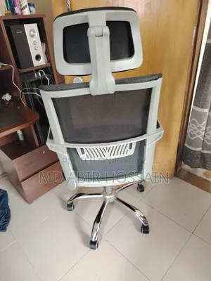 Home and Office Executive Chair With Grey and Black