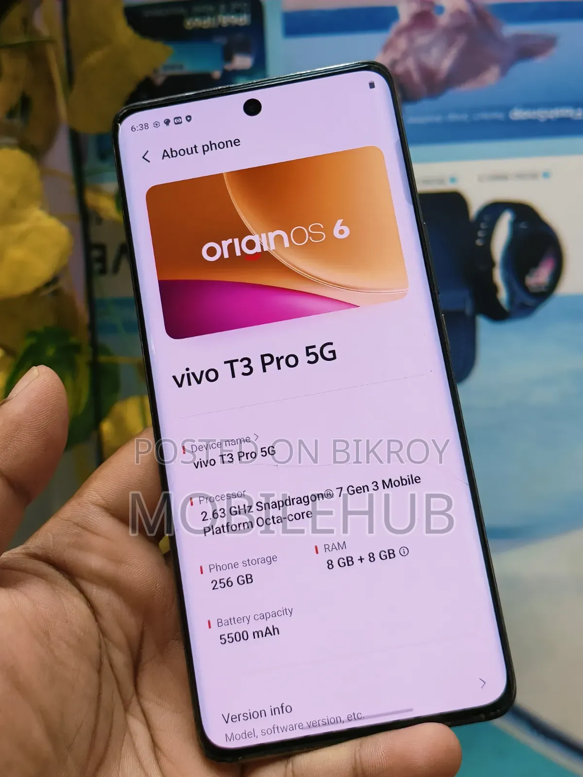 Vivo T3 Pro 256 GB Orange