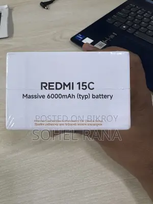 New Xiaomi Redmi 15C 4G 128 GB Black