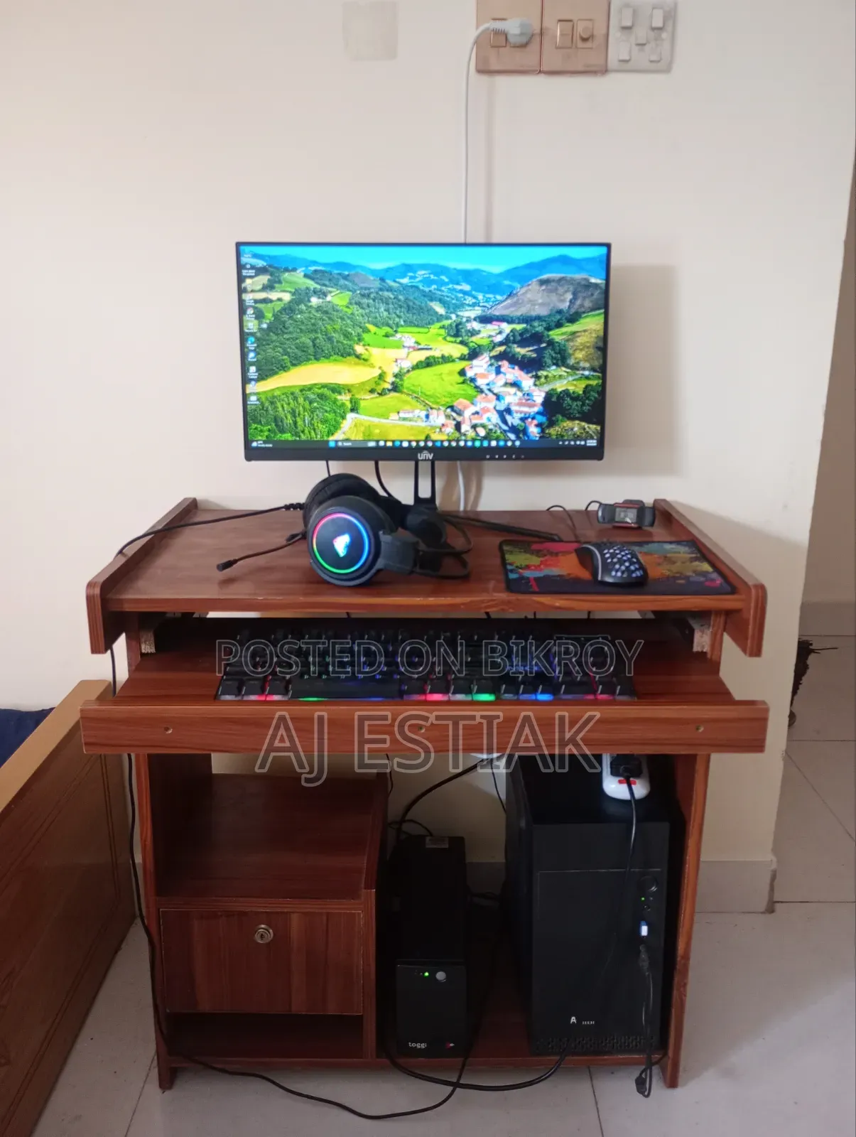 New Desktop Computer 8GB Intel Core i3 HDD+SSD 512GB