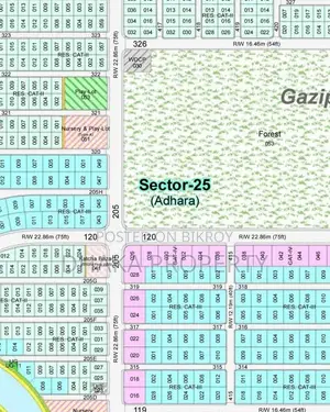 75/75ft Corner 7.5 Katha Forest View South/East at Sector-25