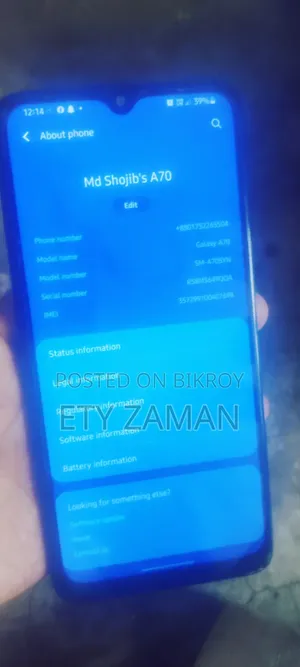 Samsung Galaxy A70 128 GB Rose Gold
