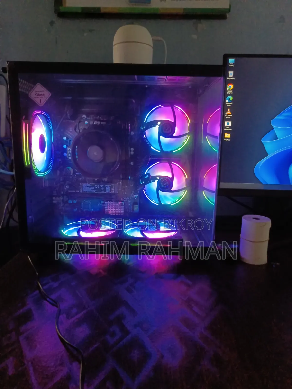 Desktop Computer 16GB AMD Ryzen 5 SSD 256GB